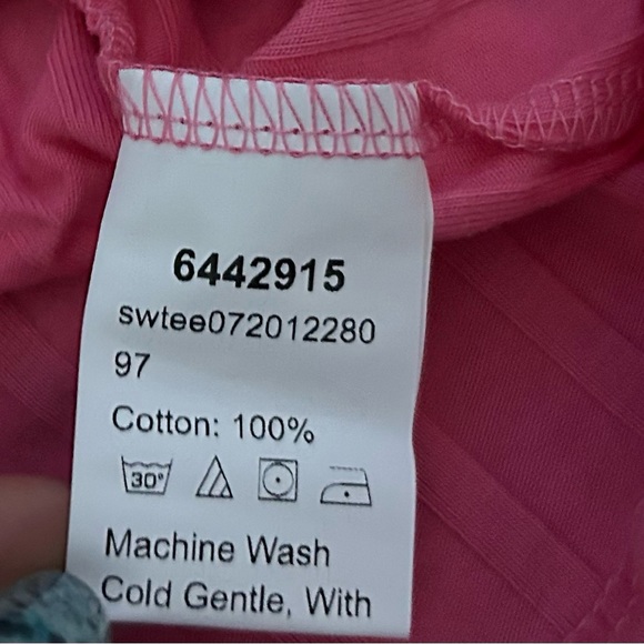 2 Ribbed Long Sleeve Stretch Tops Size XS - Picture 8 of 9